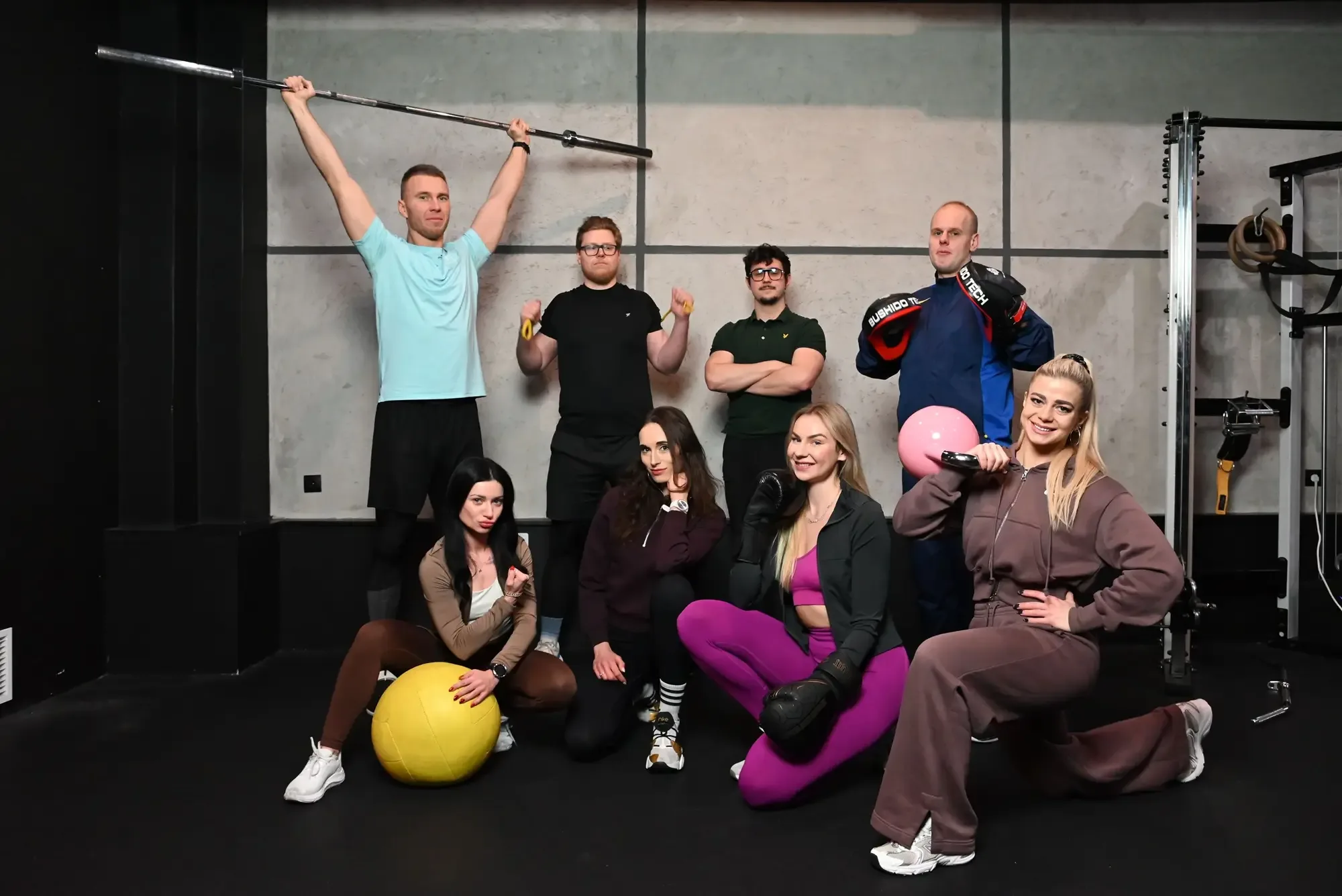 Zespół trenerów personalnych studia Hercules we Wrocławiu